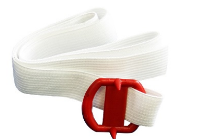 Укажите, для чего используется жгут кровоостанавливающий
одноразовый?